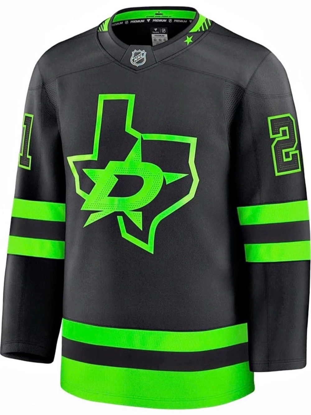 JASON ROBERTSON DALLAS STARS BLACK ALT PREMIUM HOCKEY JERSEY